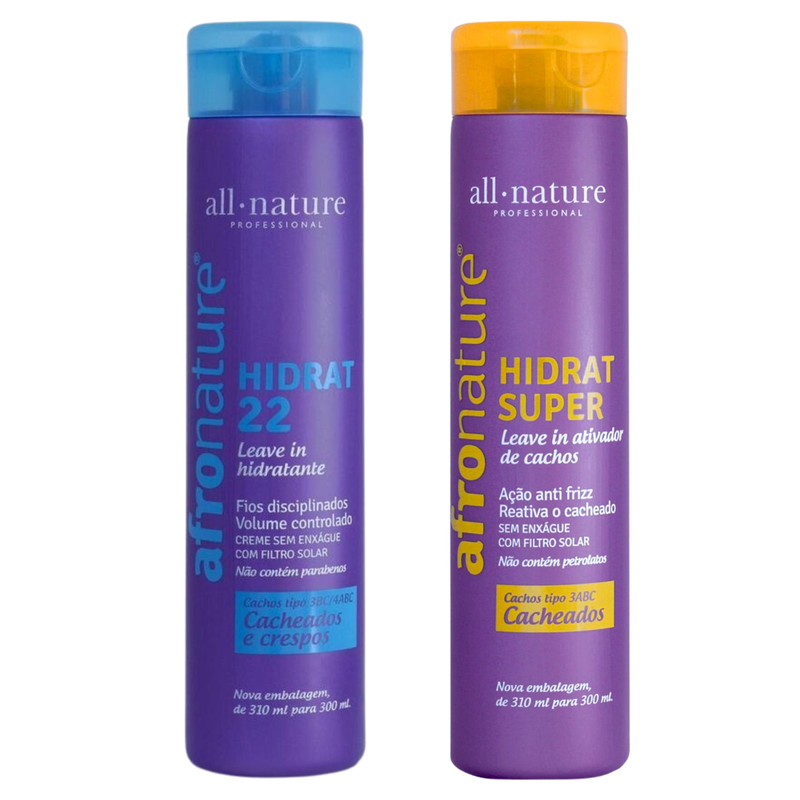 Kit Hidrat 22 + Hidrat Super Leave-in Ativador Hidratante Afro